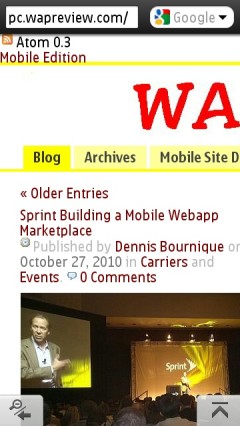 Opera Mini Java - Wap Review 