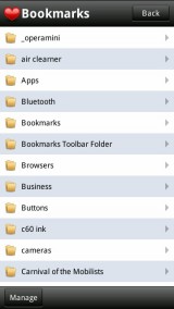 Opera Mobile 10.1 Bookmarks Opera Mobile 10.1 Bookmarks