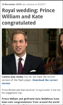 Opera Mobile Android - No Flash On Froyo Opera Mobile Android - No Flash On Froyo