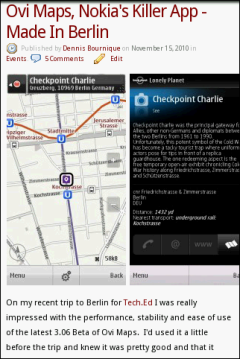 Opera Mobile Android - Zoomed In Opera Mobile Android - Zoomed In