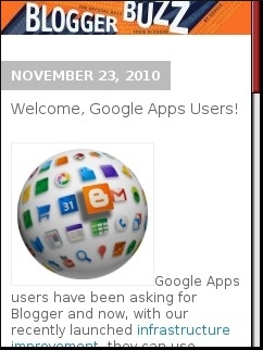 Blogger Buzz Mobile - Single Post Page