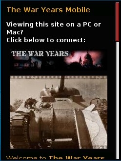 The War Years The War Years