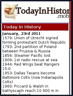Today In History Today In History
