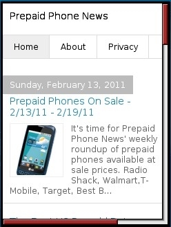 prepaid phone news - Blogger Mobile
