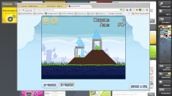 Angry Birds in Chrome 11 on the ExoPC running the WeTab OS Angry Birds in Chrome 11 on the ExoPC running the WeTab OS