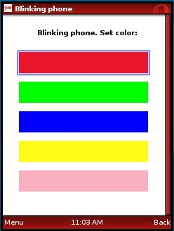 Blinking Phone