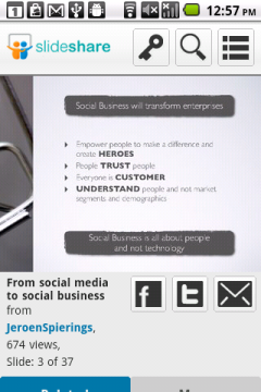 SlideShare Android - Slide View SlideShare Android - Slide View