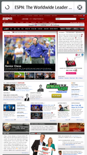 Nokia N9 Firefox Mobile - ESPN