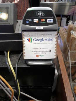PayPass NFC Reader at Peets Coffee