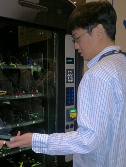 Google Wallet Swag Vending Machine