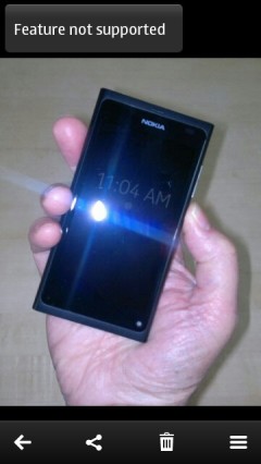 Nokia Belle Gallery with Error