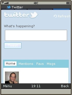 UC Browser 8.2 Twitter Mobile