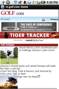GOLF.com Mobile GOLF.com Mobile