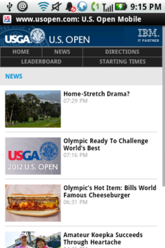 US Open Official Mobile Site US Open Official Mobile Site