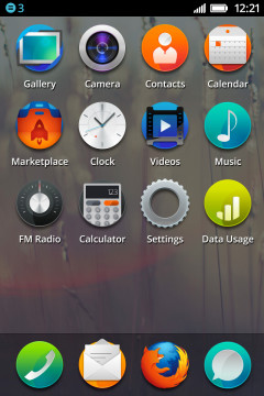 Firefox OS Icon Grid