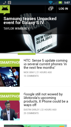 Android and Me Homepage