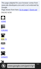 Page Adapted For IE10 Mobile By Google