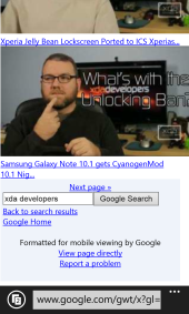 Page Adapted For IE10 Mobile By Google